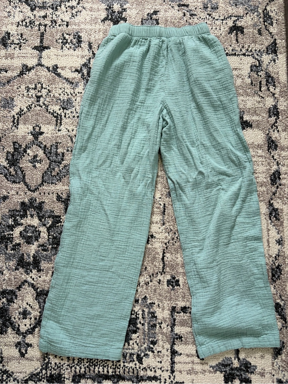 Little Moon by Aritzia AirPlush Cotton Sail Shirt and Pant Set - Picture 6 of 6